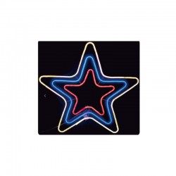 LED 三環五角星 110V (柔性管燈)